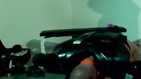 Muscled master Dire Callahan continued to torment his subs dick & balls