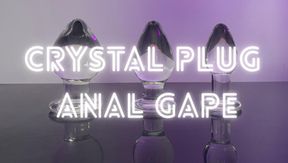 Crystal Butt Plug Hairy Anal Gape