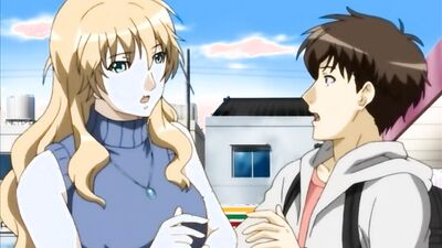 Big-titted cartoon babe gets a rough outdoor creampie