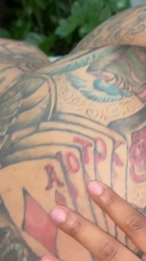 A Tattooed Trans Woman Sucks and Fucks the Pussy of a Trans Man.