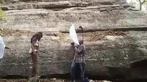 Behind The Scenes Photoshoot In The Woods With Legend Lashae