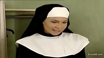 German nun fucked in the ass in a convent in classic porn