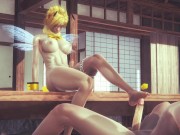 Final Fantasy Yaoi Honey Bee Cloud footjob and anal