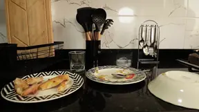 My perfect stepmom and I have an argument over dirty crockery.