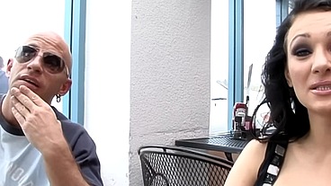 Victoria Sin Swallows Barry Scott's Big Cock Load