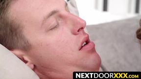 NextDoorXXX.com - Deviant hunk Markie More licks nipples before delivering a raw poun