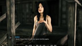 Busty step-cousin takes huge cock deep in her animated 3D pussy