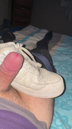 Fucking hard friends smelly nike airforce Borrowed for 10 minutes for an amount