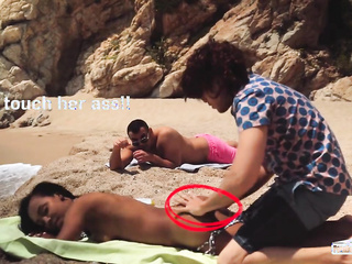 ”PornDoe Pedia: Gorgeous Portuguese hot girl Noe Milk beach seduction”