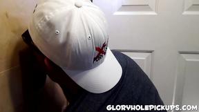 ”Horny guy went back to his favorite place to suck a ramrod”