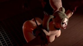 Harley Quinns Betrayal - Harley Is Tied Up, Spanked, And Doggy Fucked