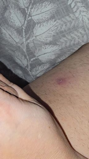 Step Mom Helping Step Son best Friend handjob his dick with kow erection