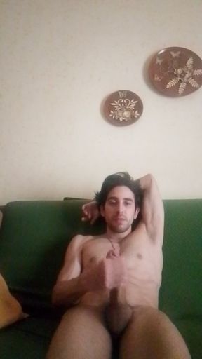 Nice long cumshot