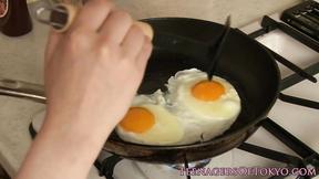 ”Japanese teen jerking off timid guy”