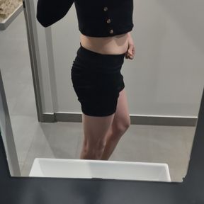 Sexy body of a young crossdresser