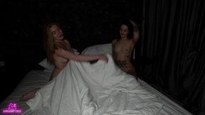 woke up for hot lesbian sex. eva tender and crystal white. by murkovski