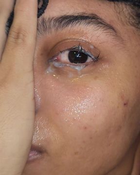 Throat Fuck with Cum in the Eye