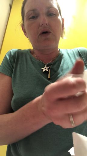 Very Quick Piss on My Way Home From the Airport After More Than 24 Hours Travelling