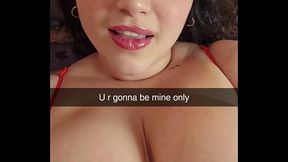 Latina homewrecker sends nude snaps while with the wife