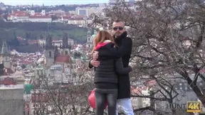 Angry boy watches slutty GF cheating on him with stranger