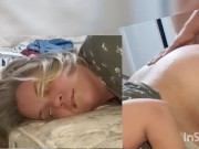 O Face close up , whore fucks stranger and eyes roll back