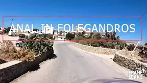 Wild threesome in Folegrandos with big cock and anal
