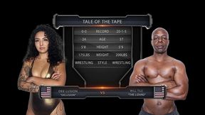 dee lusion vs will tile mixed wrestling