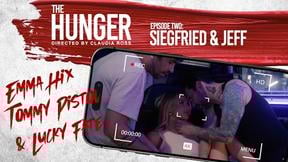 Emma Hix Begs Tatted Studs to DP Her in Ink Shop Threesome