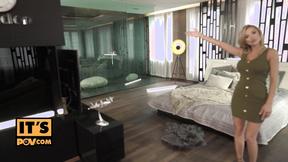 ”itsPOV - Shalina Devine initiates ass pumping threeway for new roomates”