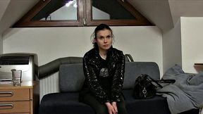 Unemployed Hottie Swallows A Cock To Pay Rent