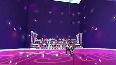 Thicc Elf VTuber Strips Fucked Hard in MMD Hentai