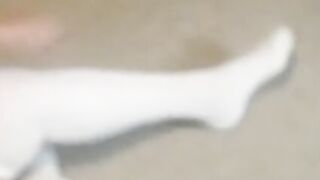 Sub bunny blowing and anal play