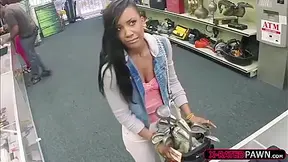 Hot Ebony Chick Gets Banged By Shawn