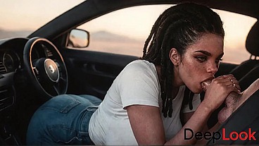 My airmobile broke down and I caught a passing car to help with the repairs, but I didn't have any money for the work. I had to suck the dick and fuck my rescuer.[Ai]