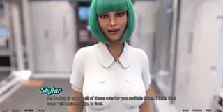 Stranded astronauts start a hot make-out session with black vitiigo girl