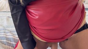 Aunty Panty Pegging Punishment