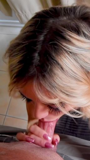 Petite Blonde Mini Barbie Cumshot Compilation