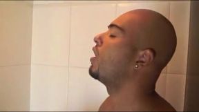 Trans babe gets plowed in the bathroom