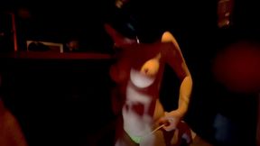 menage no swing: fodida por dois dotados enquanto o corno manso filma!
