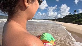a pernambucana bia andrade dando o cu na praia de tambaba - paraiba