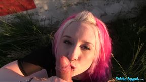 Public Agent - USA Bitch Talks Dirty As She Fucks 1