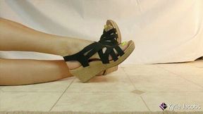 Wedge Sandals Side View Shoeplay - Kylie Jacobsx - MP4 480p SD