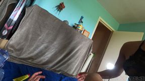 POV CAM Lolly Glams fucked with tan pantyhose