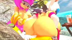 Intense Anime Sex Scene With Big Boobed Girls Miu Furinji And Renda Mak