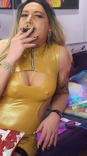 Big Boobies and Cigar