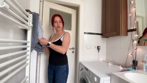 Svodnaya Sestrichka Poimala Menya Za Drochkoi, I Razreshila Konchit Ei V Rot