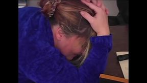 Taylor Mature Chubby MILF'_s Boss Strips Her Before Spanking &amp_ Fucking Her