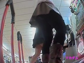 Dance Hustle Game Machine has a filming sexy girls