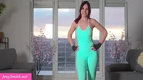 Jeny Smith - Sexy Milf Works Out In Leggings And Gets Naked Later