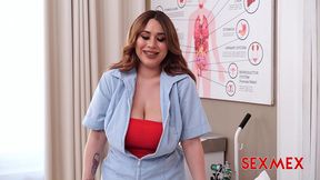 sexmex - busty nurse - rehab therapy . michelle aldrete